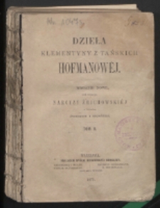 Dzieła Klementyny z Tańskich Hofmanow&eacute;j. T. 2