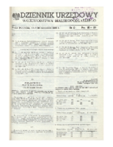 Dziennik Urzędowy Województwa Bialskopodlaskiego R. 12 (1986) nr 10