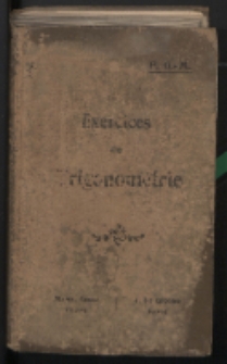 Cours de mathématiques élémentaires : Exercices de trigonométrie / par F.G-M.