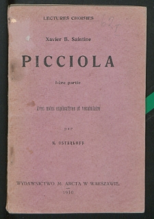 Picciola. P. 1