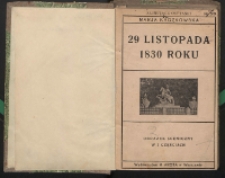 29 listopada 1830 roku : obrazek w 3 częściach