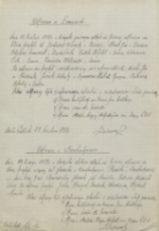 Notatki z odpraw placówek POW w pow. bialskim