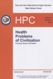 Health Problems of Civilization T. 9 (2015) nr 2