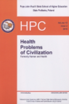 Health Problems of Civilization T. 10, nr 2 (2016)