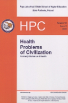 Health Problems of Civilization T. 10, nr 3 (2016)