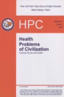 Health Problems of Civilization T. 11, nr 1 (2017)