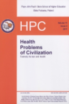 Health Problems of Civilization T. 11, nr 3 (2017)