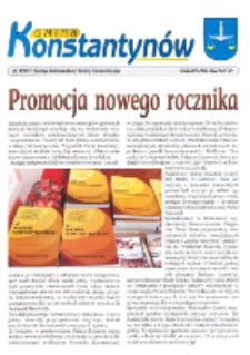 Gmina Konstantynów: Biuletyn Samorządowy Gminy Konstantynów R. 5 (2017) nr 1 (9)