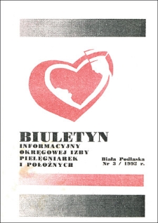 Biuletyn Informacyjny Okręgowej Izby Pielegniarek i Położnych R. 1 (1992) nr 3