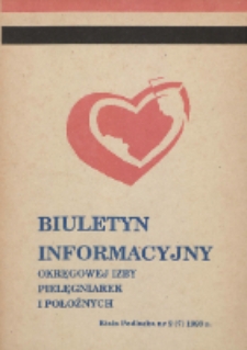 Biuletyn Informacyjny Okręgowej Izby Pielegniarek i Położnych R. 2 (1993) nr 2 (7)