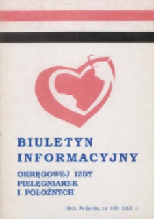 Biuletyn Informacyjny Okręgowej Izby Pielegniarek i Położnych R. 2 (1993) nr 3 (8)