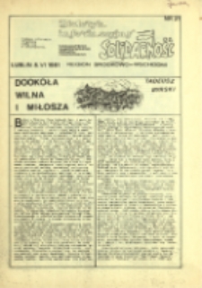 Biuletyn Informacyjny Niezależnego Samorządnego Związku Zawodowego "Solidarność" Region Środkowo-Wschodni 1981 nr 31