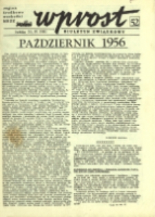 Wprost : biuletyn związkowy 1981 nr 52