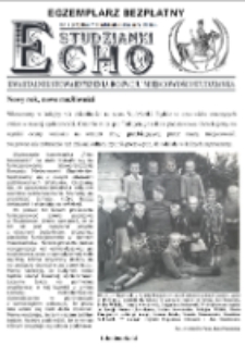 Echo Studzianki : kwartalnik Stowarzyszenia Rozwoju Miejscowości Studzianka R. 8 (2016) nr 1 (27)