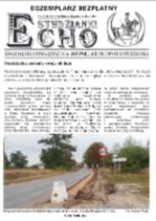 Echo Studzianki : kwartalnik Stowarzyszenia Rozwoju Miejscowości Studzianka R. 8 (2016) nr 3 (29)