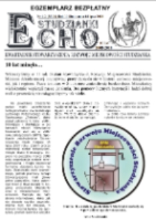 Echo Studzianki : kwartalnik Stowarzyszenia Rozwoju Miejscowości Studzianka R. 10 (2018) nr 1-2 (35-36)