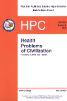 Health Problems of Civilization T. 9, nr 4 (2015)