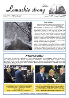 Łomaskie Strony : biuletyn mieszkańców Łomaz i okolic R. 9 (2017) nr 1 (57)