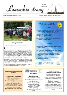 Łomaskie Strony : biuletyn mieszkańc&oacute;w Łomaz i okolic R. 9 (2017) nr 3 (59)