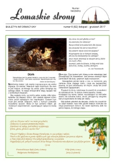 Łomaskie Strony : biuletyn mieszkańc&oacute;w Łomaz i okolic R. 9 (2017) nr 6 (62)