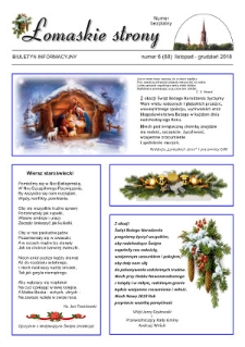 Łomaskie Strony : biuletyn mieszkańc&oacute;w Łomaz i okolic R. 10 (2018) nr 6 (68)