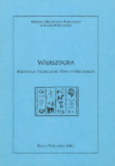 Wierszogra : poetycka tw&oacute;rczość dzieci i młodzieży