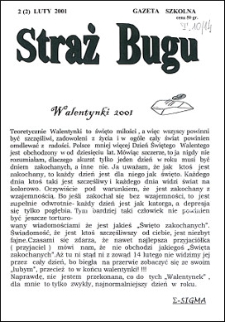 Straż Bugu : gazeta szkolna R. 1 (2001) nr 2