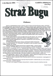 Straż Bugu : gazeta szkolna R. 1 (2001) nr 3