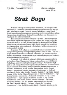 Straż Bugu : gazeta szkolna R. 1 (2001) nr 5