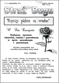 Straż Bugu : gazeta szkolna R. 1 (2001) nr 7