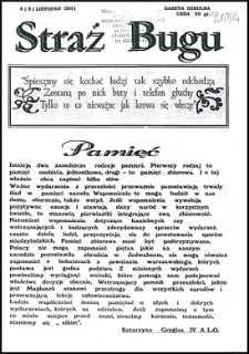Straż Bugu : gazeta szkolna R. 1 (2001) nr 8