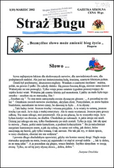 Straż Bugu : gazeta szkolna R. 2 (2002) nr 1 (10)