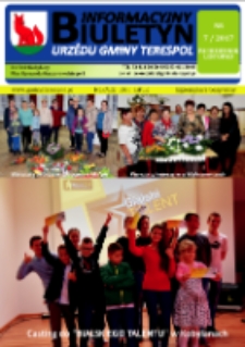 Biuletyn Informacyjny Urzędu Gminy w Terespolu R. 26 (2017) nr 7