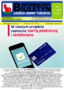Biuletyn Informacyjny Urzędu Gminy w Terespolu R. 27 (2018) nr 1