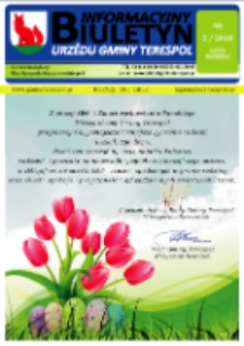 Biuletyn Informacyjny Urzędu Gminy w Terespolu R. 27 (2018) nr 2