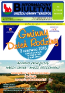 Biuletyn Informacyjny Urzędu Gminy w Terespolu R. 27 (2018) nr 3