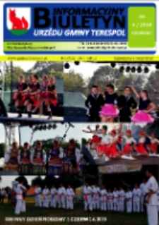 Biuletyn Informacyjny Urzędu Gminy w Terespolu R. 27 (2018) nr 4