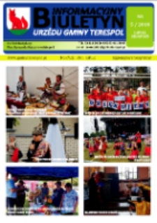 Biuletyn Informacyjny Urzędu Gminy w Terespolu R. 27 (2018) nr 5