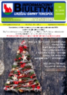 Biuletyn Informacyjny Urzędu Gminy w Terespolu R. 27 (2018) nr 8