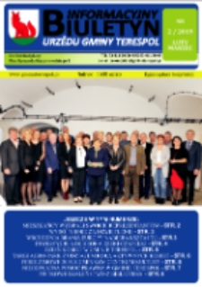 Biuletyn Informacyjny Urzędu Gminy w Terespolu R. 28 (2019) nr 2