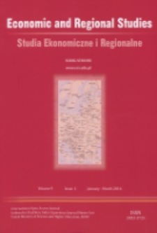 Studia Ekonomiczne i Regionalne = Economic and Regional Studies T. 9, nr 1 (2016)