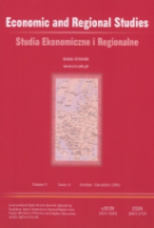 Studia Ekonomiczne i Regionalne = Economic and Regional Studies T. 9, nr 4 (2016)