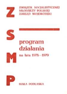 Związek Socjalistycznej Młodzieży Polskiej: Program działania na lata 1978-1979