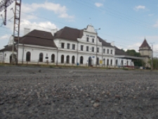 Dworzec kolejowy w Białej Podlaskiej [fotografia]