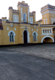 Neogotycki pałac Plater-ZyberKów w Konstantynowie [fotografia]