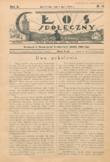 Głos Społeczny R. 2 (1934) nr 16