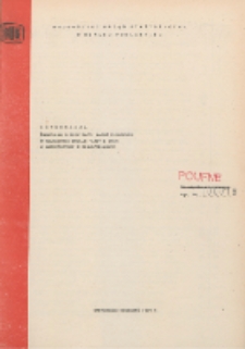 Informacja kwartalna o realizacji zadań planowych w rolnictwie według miast i gmin w woj. bialskopodlaskim R. 3 (1979) [kw. 1]