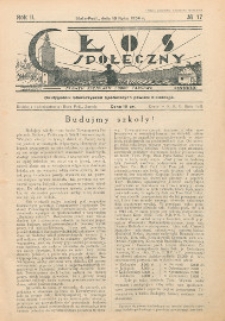 Głos Społeczny R. 2 (1934) nr 17