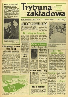 Trybuna Zakładowa : organ samorządów robotniczych R. 1 (1977) nr 7