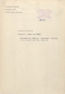 Adaptacja sceniczna widowiska żniwnego pt. 'Wereja"